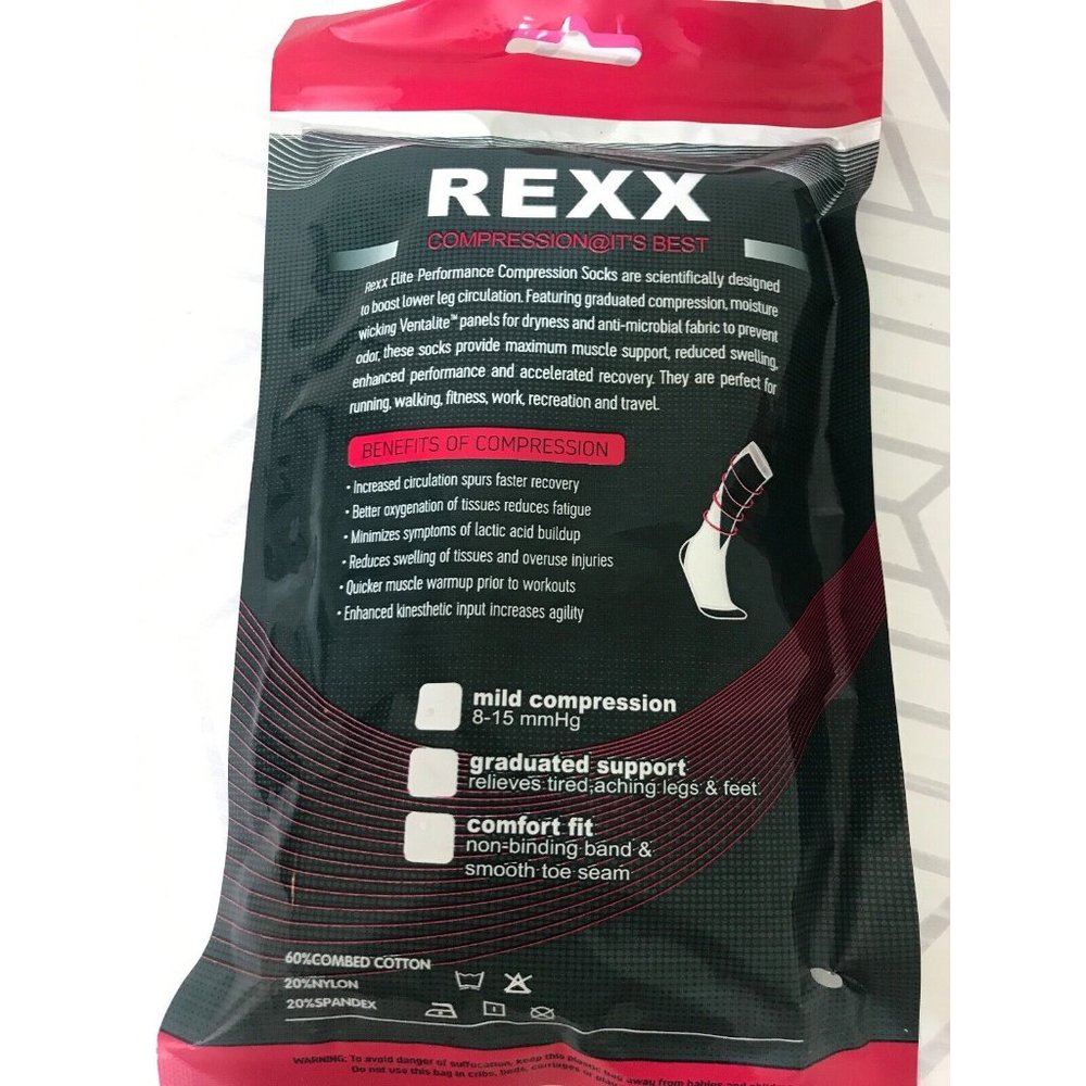 REXX Compression Socks 8-15mm‎ HG Women's 9-11 Navy